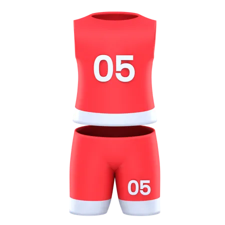 Basketball Trikot  3D Icon