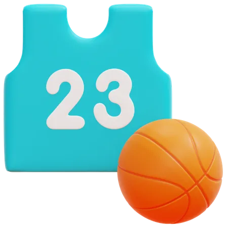 Basketball Trikot  3D Icon