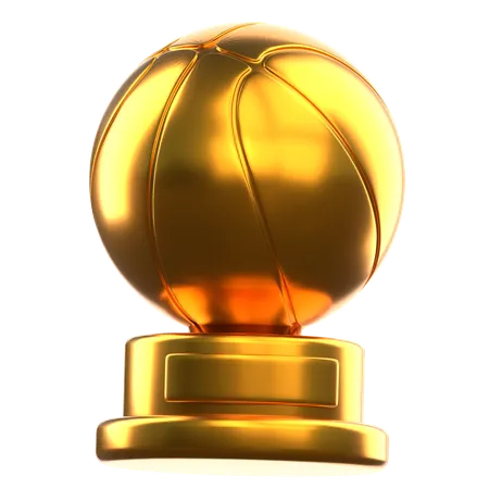 Basketball-Trophäe  3D Icon