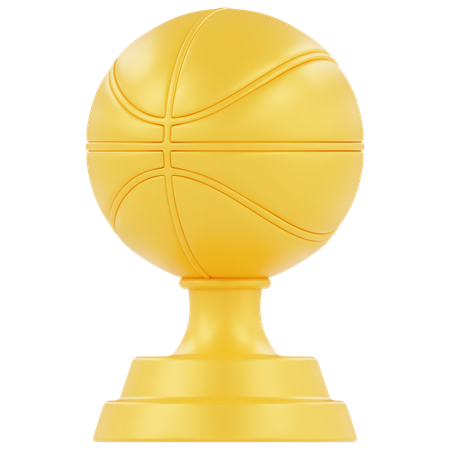 Basketball-Trophäe  3D Icon