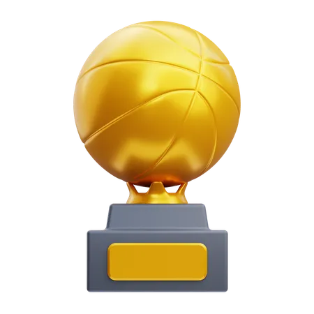 Basketball-Trophäe  3D Icon