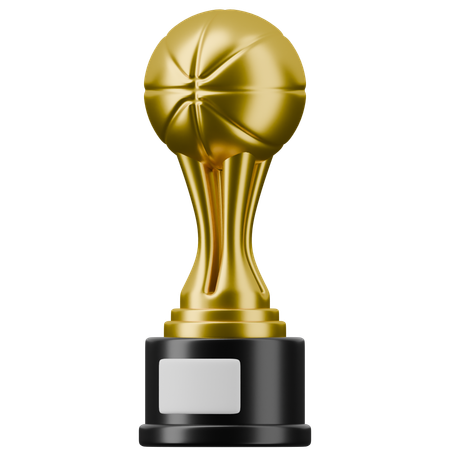 Basketball-Trophäe  3D Icon