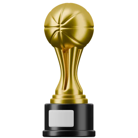 Basketball-Trophäe  3D Icon