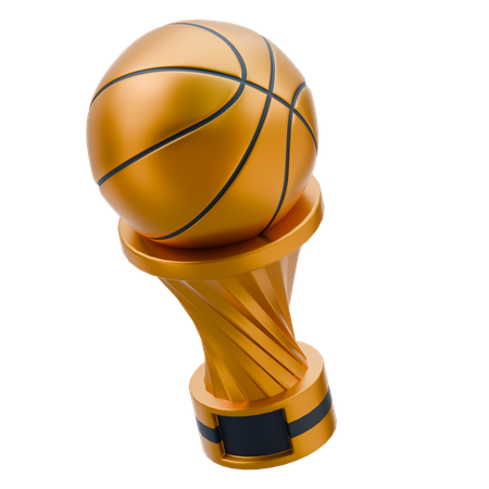 Basketball-Trophäe  3D Icon