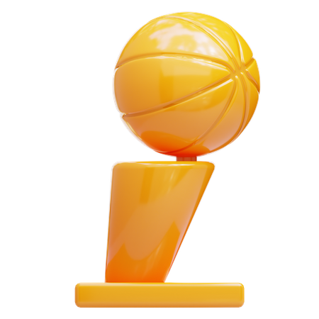 Basketball-Trophäe  3D Icon
