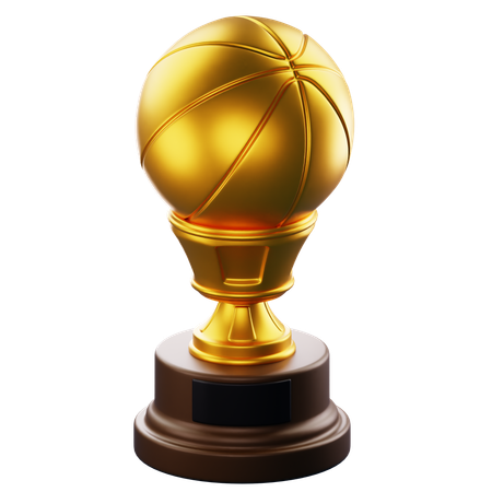 Basketball Trophy  3D Icon