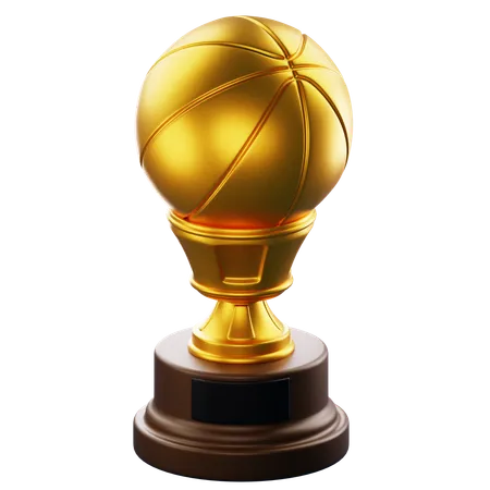 Basketball Trophy  3D Icon