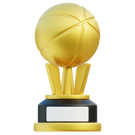 Basketball Trophy  3D Icon