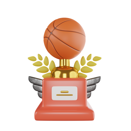 Basketball Trophy  3D Icon