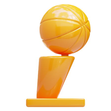 Basketball trophy  3D Icon