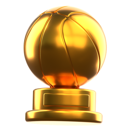 Basketball Trophy  3D Icon