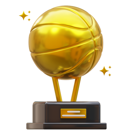 Basketball Trophy  3D Icon