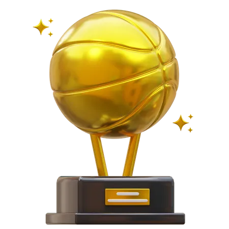 Basketball Trophy  3D Icon