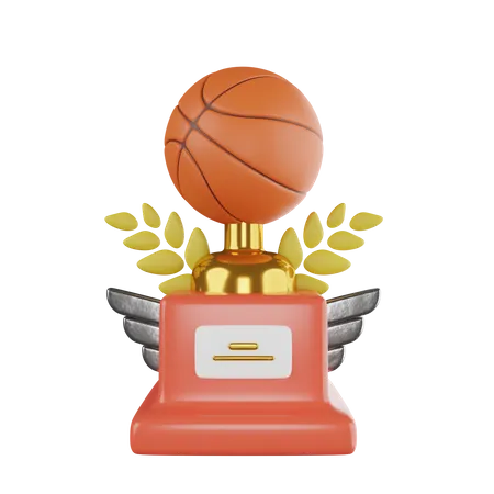 Basketball Trophy 3D Icon