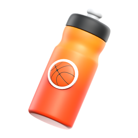 Basketball Water Bottle  3D Icon