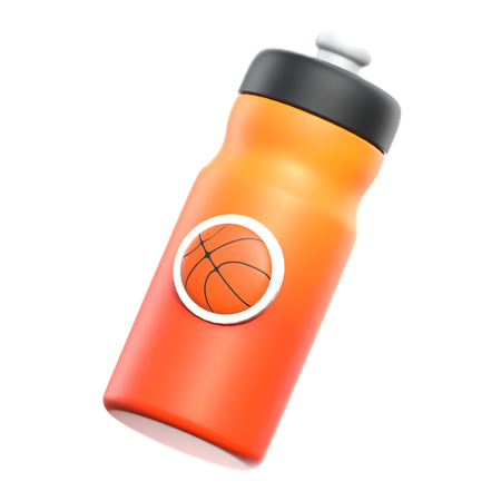 Basketball Water Bottle  3D Icon