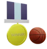 Basketball Winner Medal