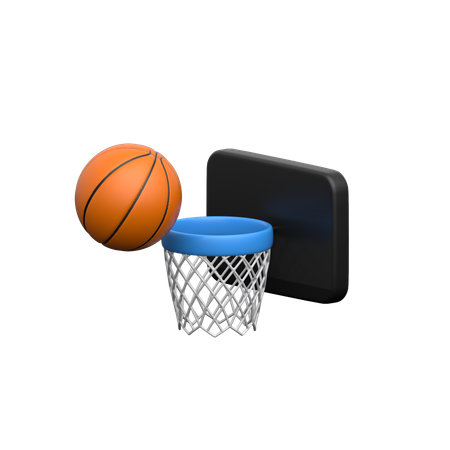 Basketballkorb  3D Icon