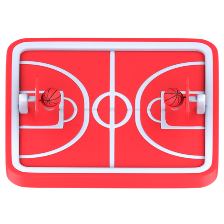 Basketball Platz  3D Icon