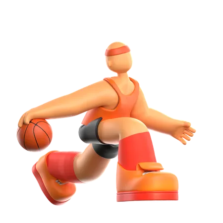 Basketball-Spieler  3D Icon