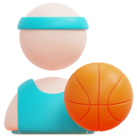 Basketball-Spieler  3D Icon