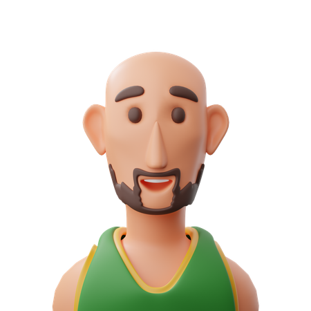 Basketballspieler-Avatar  3D Icon