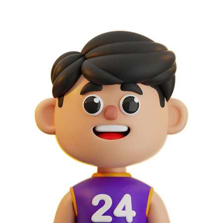 Basketballspieler Junge  3D Icon
