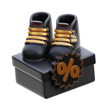 Soldes de baskets  3D Icon