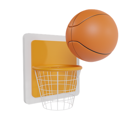 Basquetebol  3D Icon