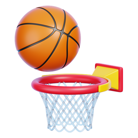 Basquetebol  3D Icon