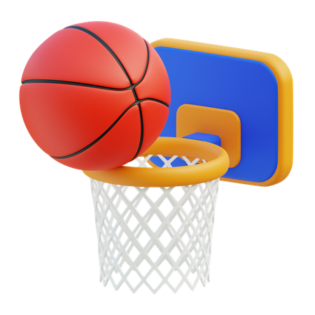 Basquetebol  3D Icon