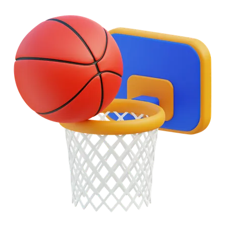 Basquetebol  3D Icon