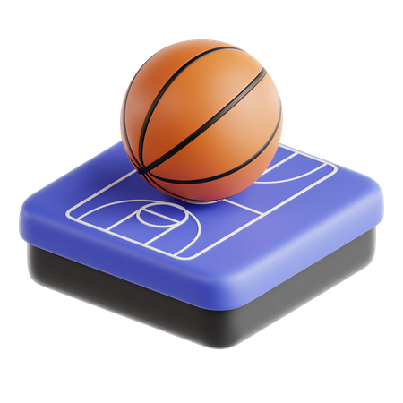 Basquetebol  3D Icon