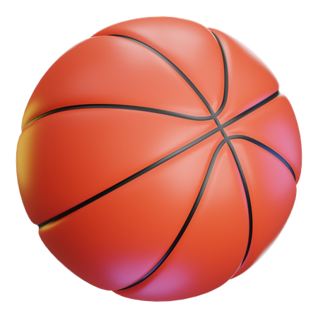 Basquetebol  3D Icon
