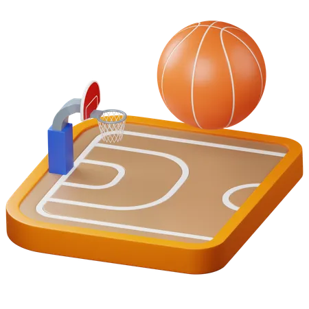 Basquetebol  3D Icon