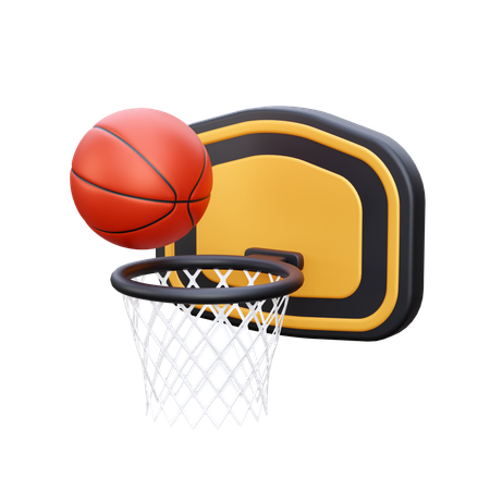 Basquetebol  3D Icon