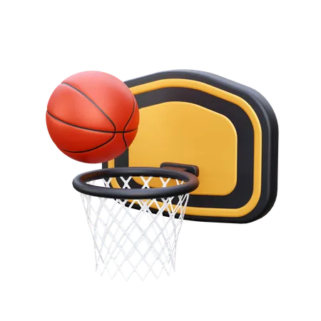 Basquetebol  3D Icon