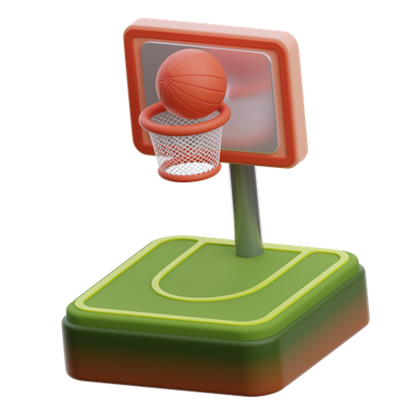 Basquetebol  3D Icon