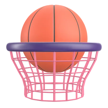 Basquetebol  3D Illustration