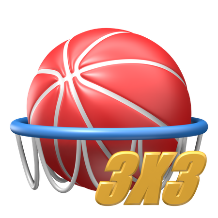Basquetebol  3D Illustration