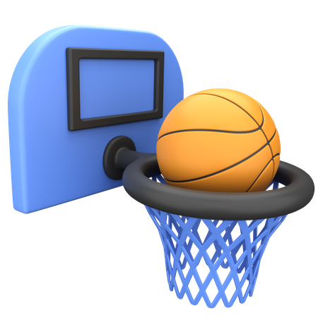 Basquetebol  3D Illustration