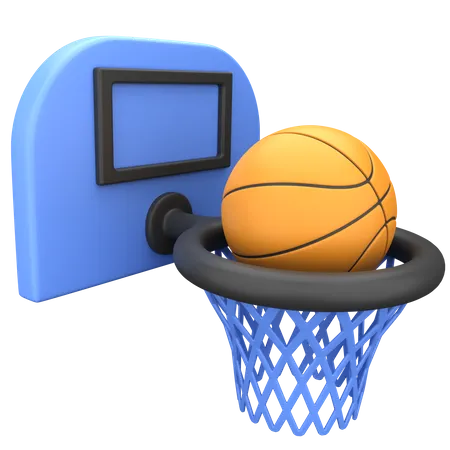 Basquetebol  3D Illustration