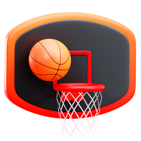 Basquetebol  3D Illustration