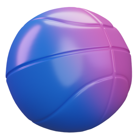 Basquetebol  3D Icon