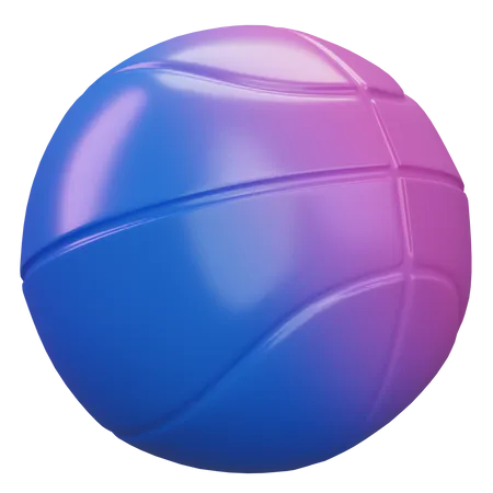 Basquetebol  3D Icon