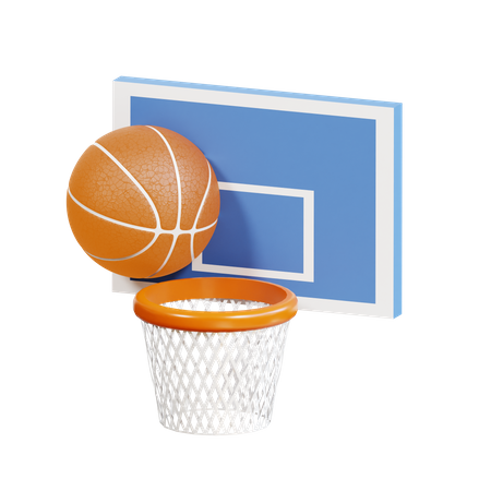 Basquetebol  3D Icon