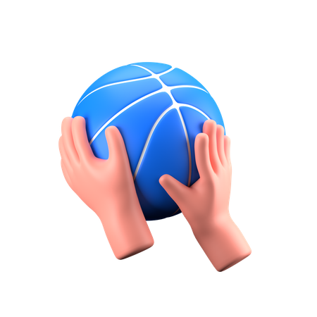 Basquetebol  3D Icon