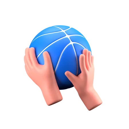 Basquetebol  3D Icon