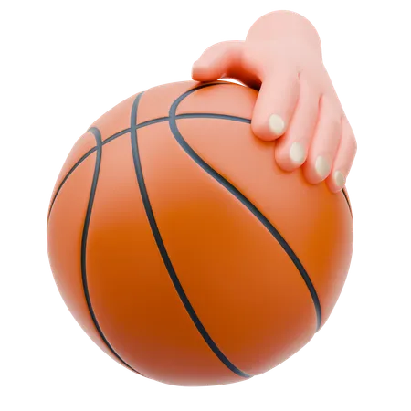 Drible de basquete  3D Icon