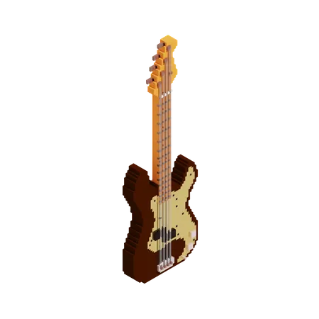Bass  3D Illustration